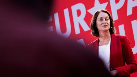 Porträt von Katharina Barley, SPD-Spitzenkandidatin für die Europawahl.