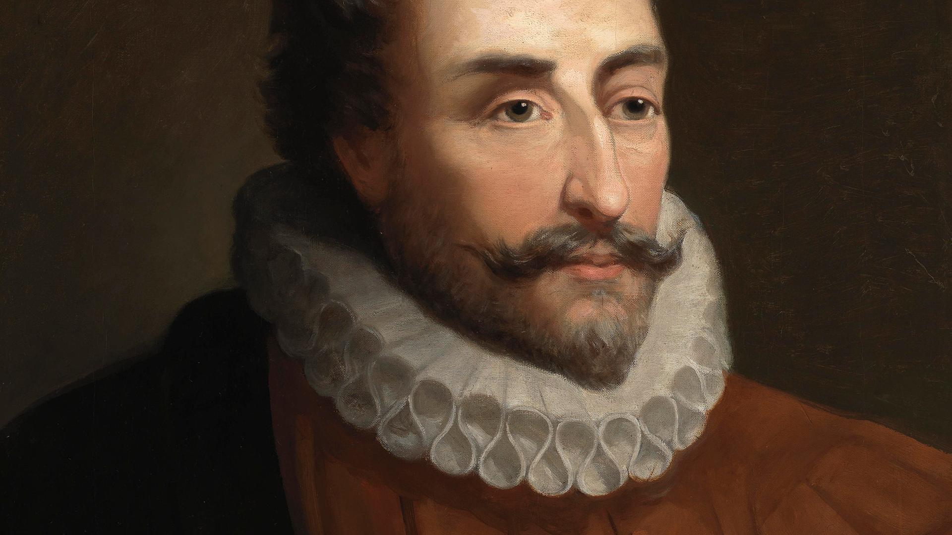 Portrait von Miguel de Cervantes Saavedra (1547-1615). Collection of Real Academia de la Historia, Madrid. (Fine Art Images/Heritage Images)