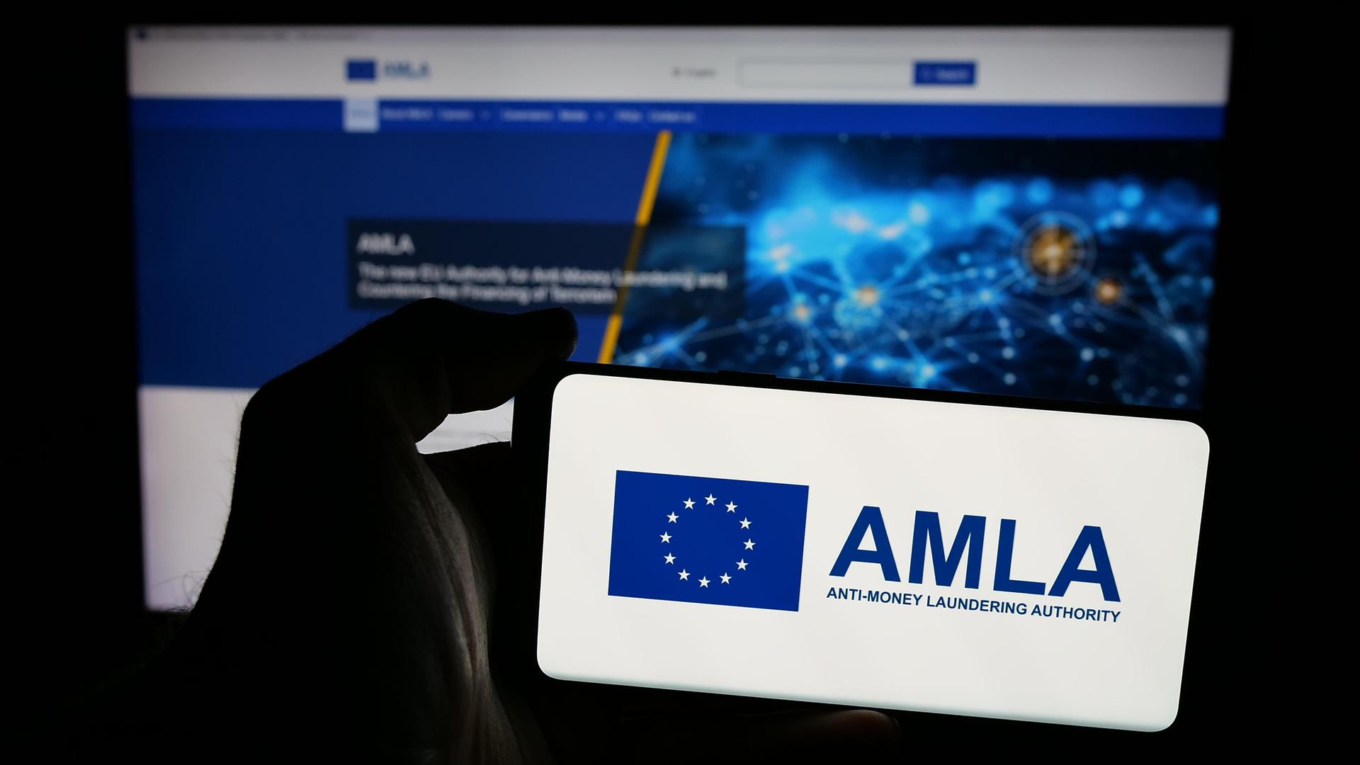 Eine Illustration der Anti-Geldwäsche-Behörde der Europäischen Union, Anti-Money Laundering Authority (AMLA). Eine Illustration der Anti-Geldwäsche-Behörde der Europäischen Union, Anti-Money Laundering Authority (AMLA).