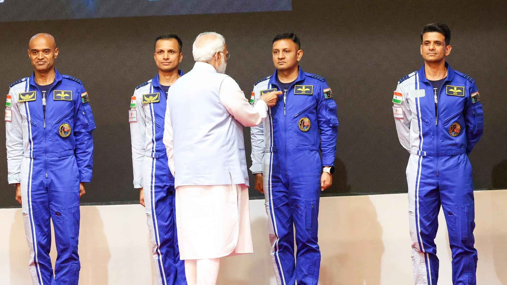 Raumfahrt - Indien präsentiert Astronauten für ersten Weltraumflug