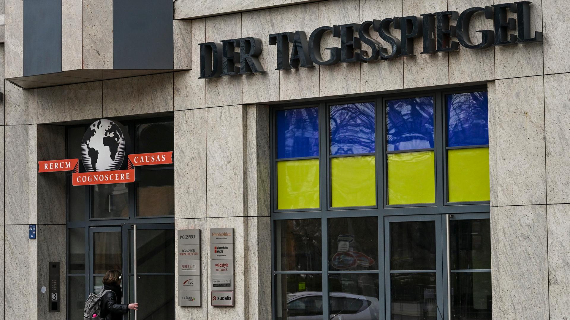 Das Gebäude der Tageszeitung "Der Tagesspiegel" in Berlin Das Gebäude der Tageszeitung "Der Tagesspiegel" in Berlin