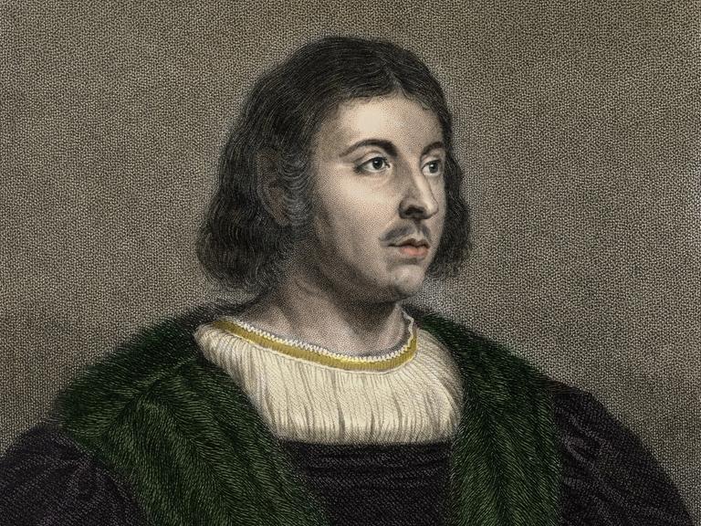 Porträt des italienischen Dichters Giovanni Boccaccio (1313-1375)