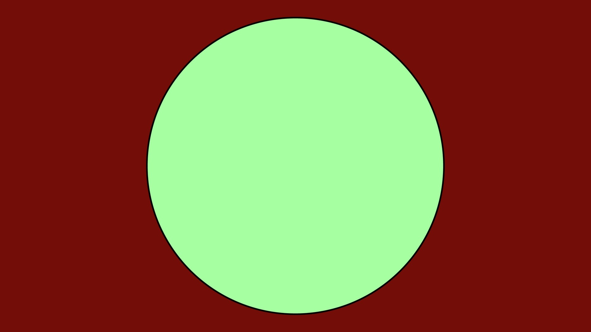 Die Grafik zeigt einen grünen Vollmond auf einem braunen Rechteck. Die Grafik zeigt einen grünen Vollmond auf einem braunen Rechteck.