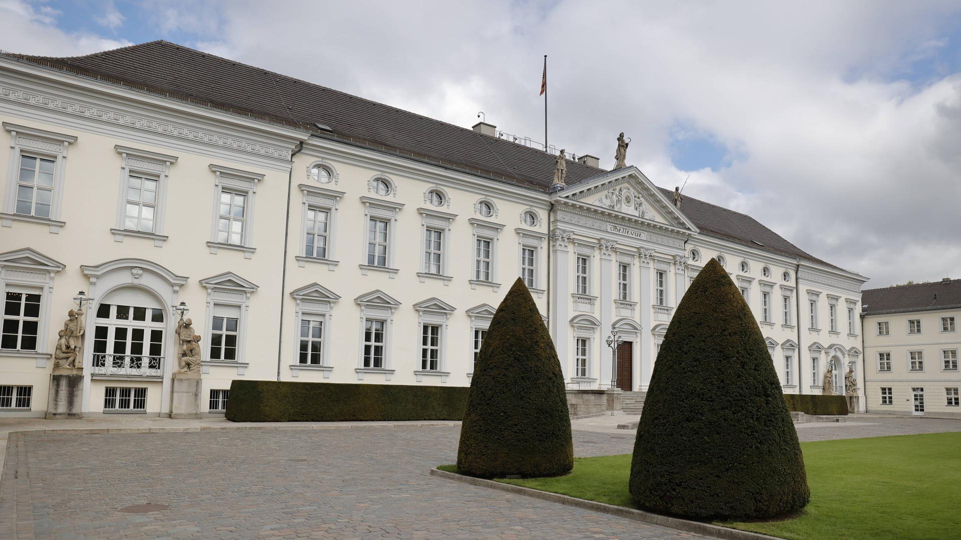 Schloss Bellevue in Berlin, der Amtssitz des Bundespräsidenten