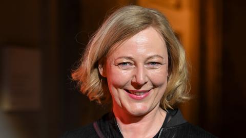 Die Designforscherin Gesche Joost kommt zur Preisverleihung der "Einstein Foundation Awards" in das Bode-Museum.