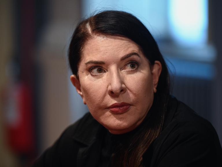 die serbische Aktionskünstlerin Marina Abramovic