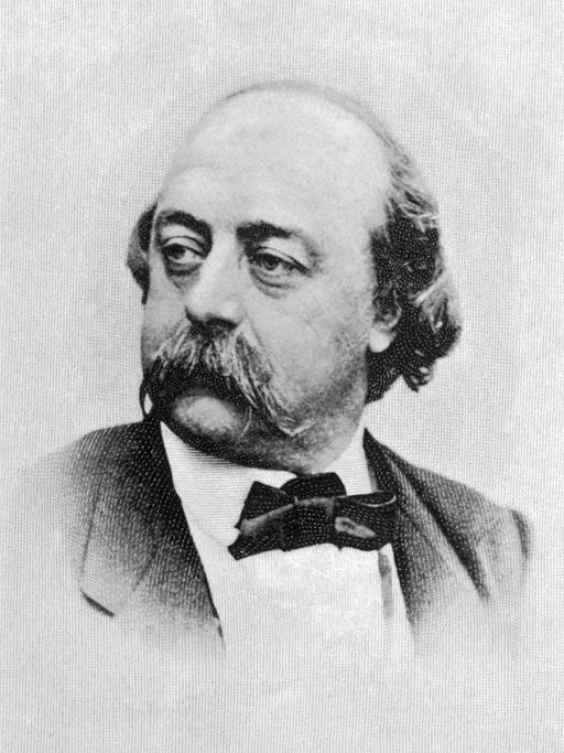 Der französische Schriftsteller Gustave Flaubert auf einer zeitgenössischen Fotografie. 