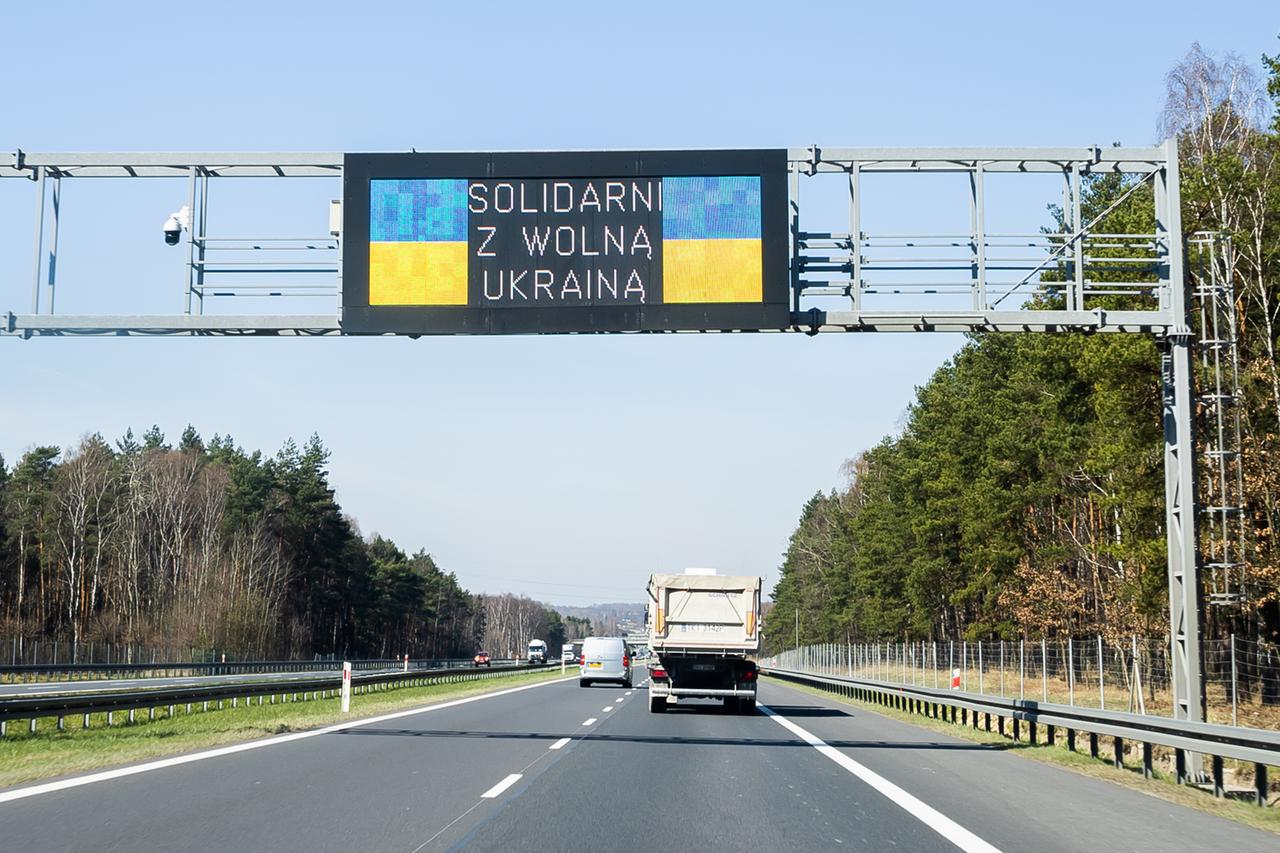 Krieg in der Ukraine â Polnische Autobahn