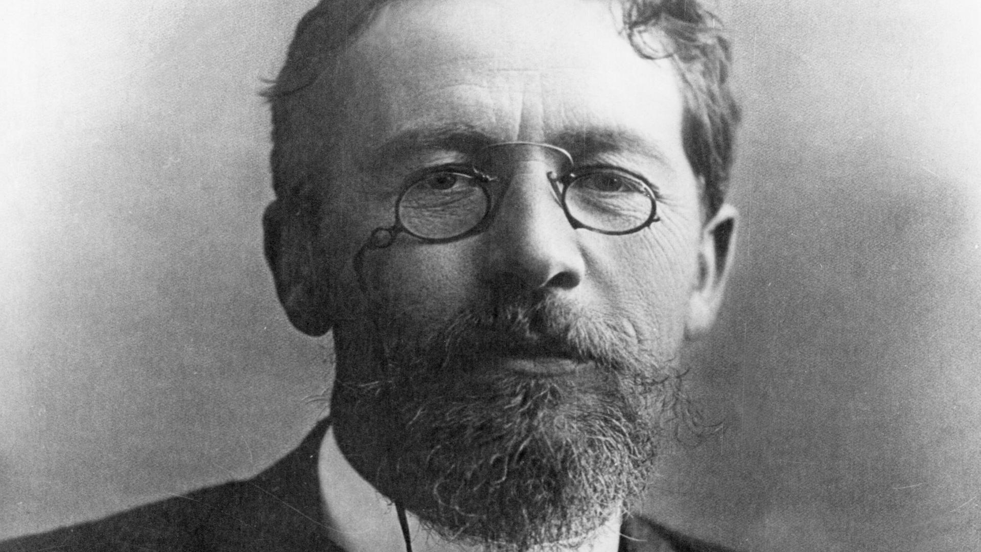 Anton Tschechow um 1900.