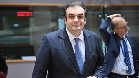 Der griechische Finanzminister Kyriakos Pierrakakis ist neuer Chef der Eurogruppe.