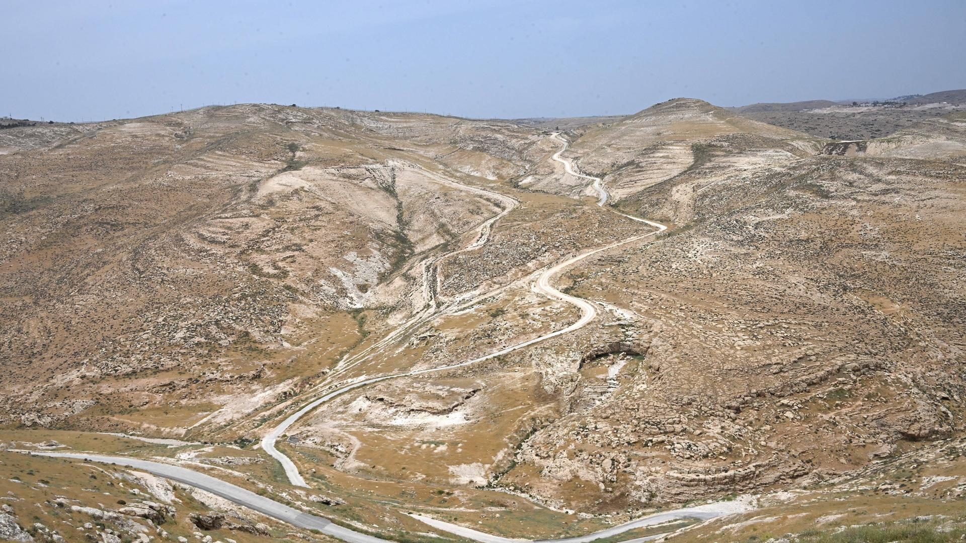 Blick ins Westjordanland zwischen Jerusalem und Jericho Blick ins Westjordanland zwischen Jerusalem und Jericho