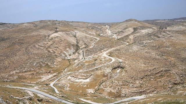 Blick ins West-Jordan-Land: Noch ist dort nur Wüste.