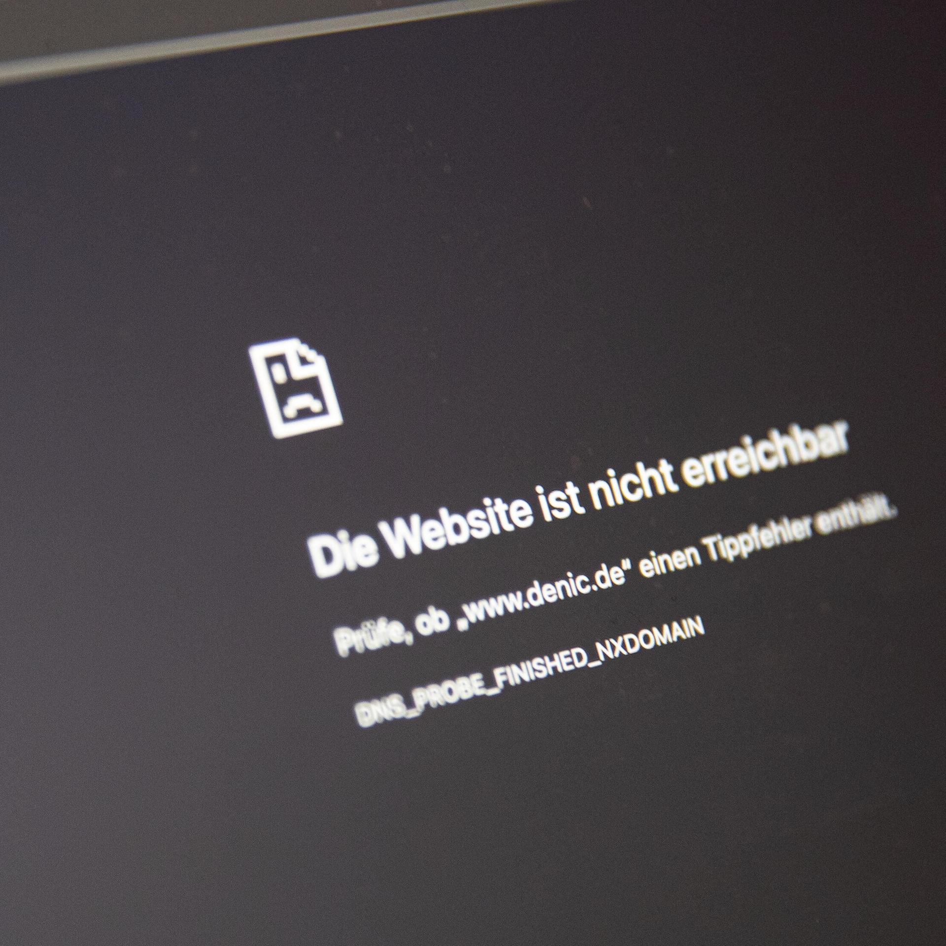 Ausfall bei de-domains: Was war das los?