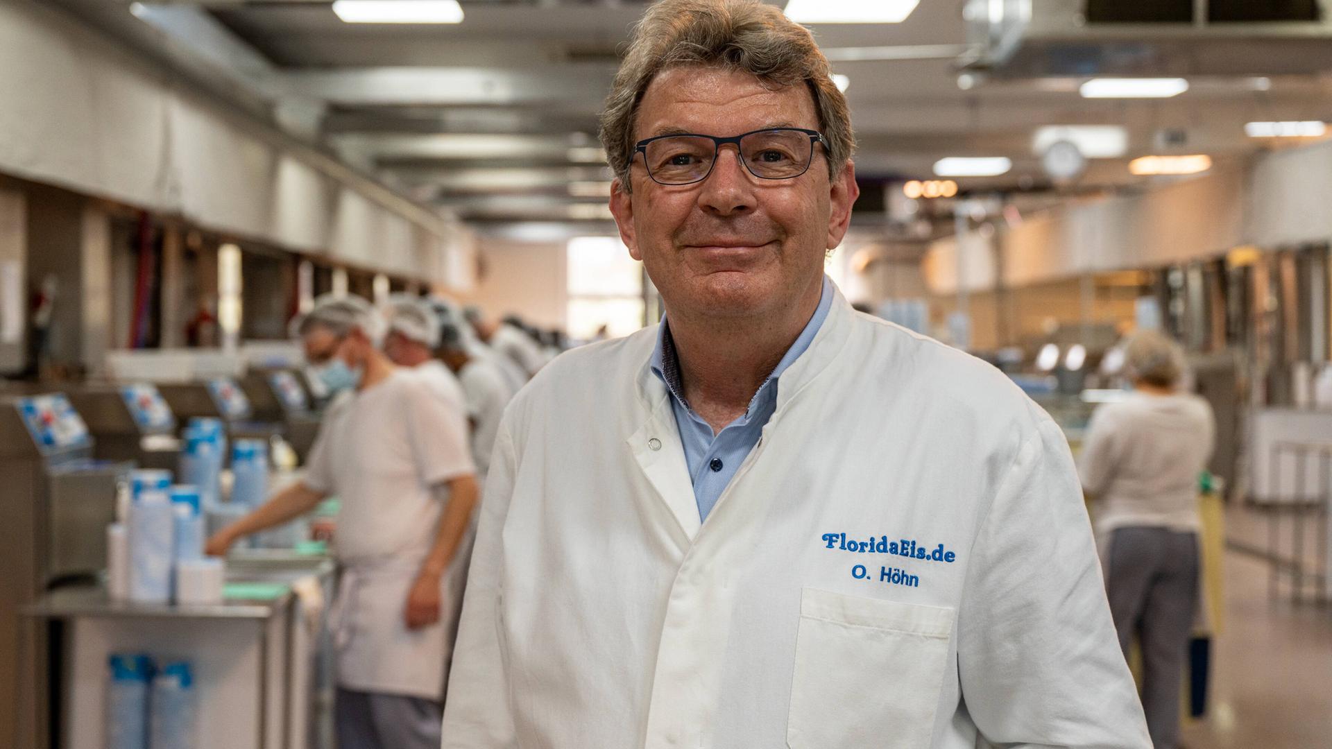 Olaf Höhn in seiner Eismanufaktur