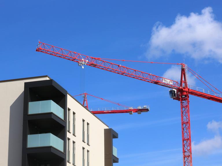 Ein Projekt des sozialen Wohnungsbaus in Rostock.