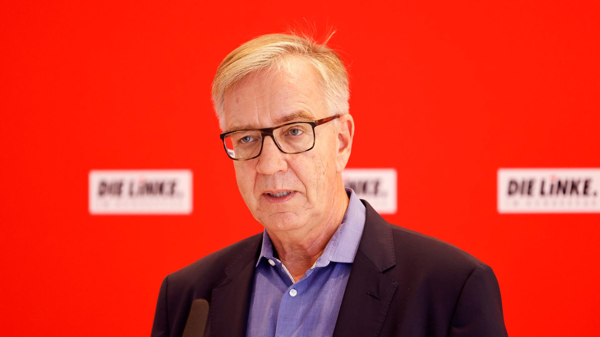 Der Co-Vorsitzender der Linksfraktion im Bundestag, Dietmar Bartsch