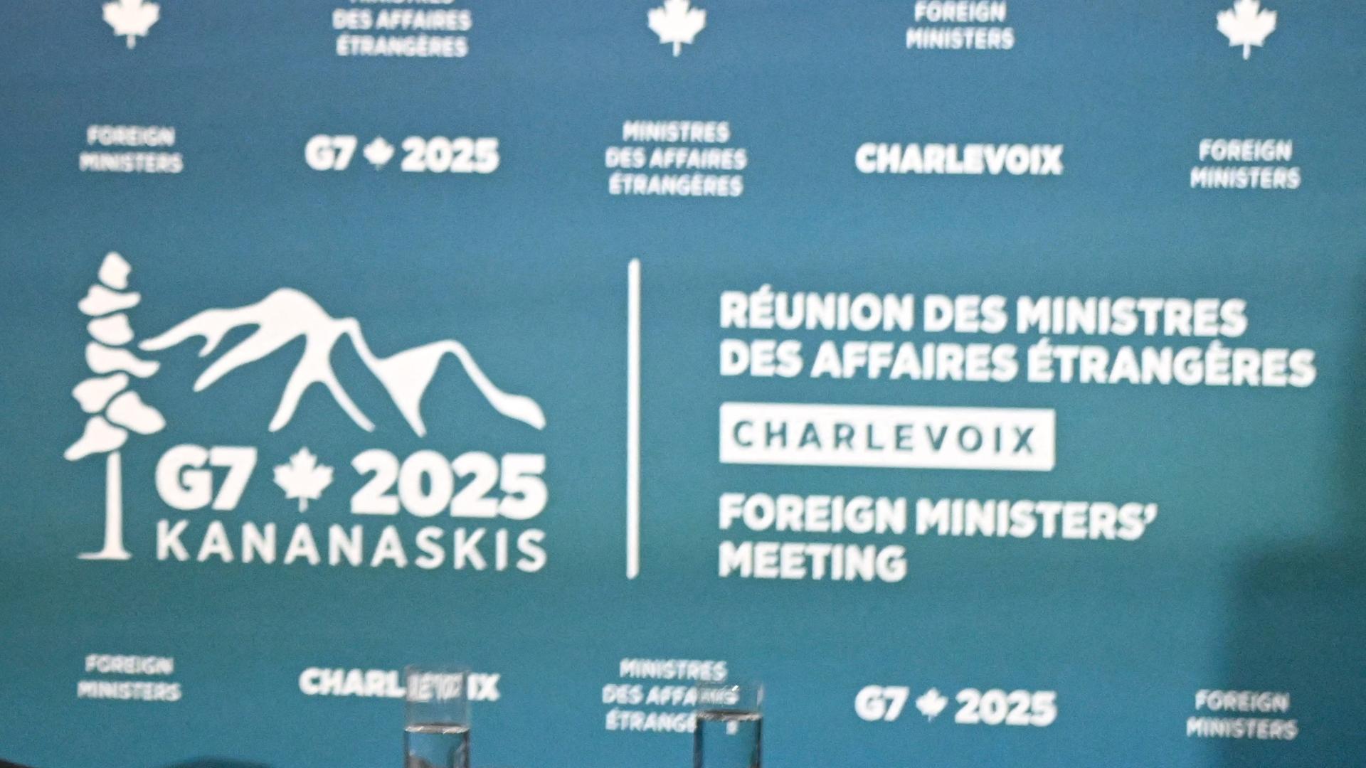 Das Logo des G7-Außenministertreffens in Kanada