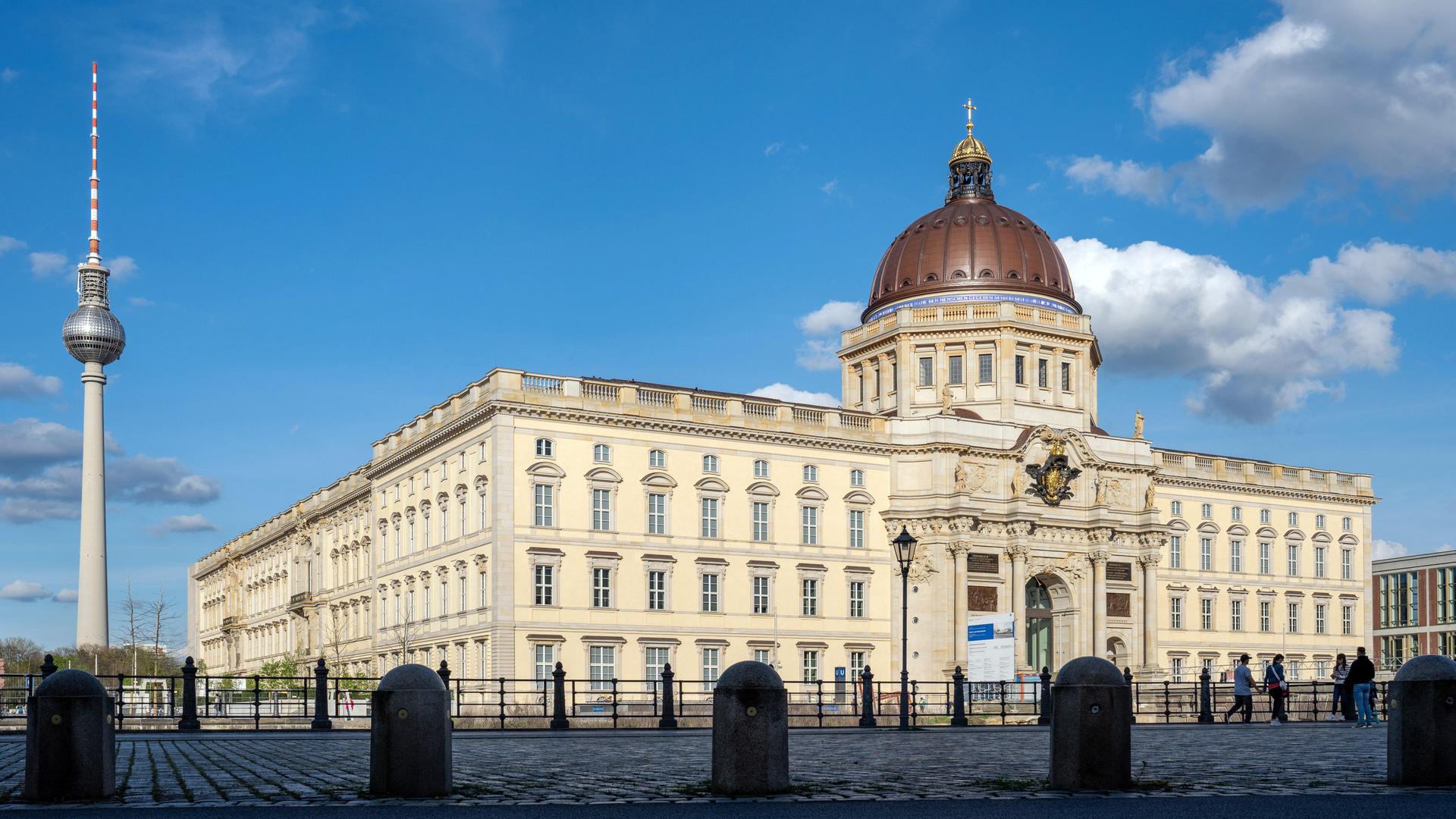 Hauptportal des wiederaufgebauten Berliner Stadtschlosses.
