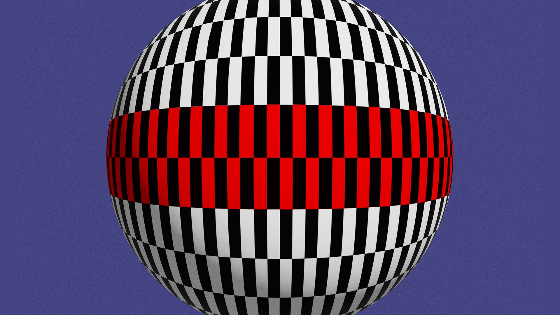 Das Cover des Podcasts "Hologrammatica" zeigt eine Kugel mit einem schwarz-weißen Kachelmuster, deren Äquator ein rot-schwarz gekachelter Streifen bildet. Das Cover des Podcasts "Hologrammatica" zeigt eine Kugel mit einem schwarz-weißen Kachelmuster, deren Äquator ein rot-schwarz gekachelter Streifen bildet.