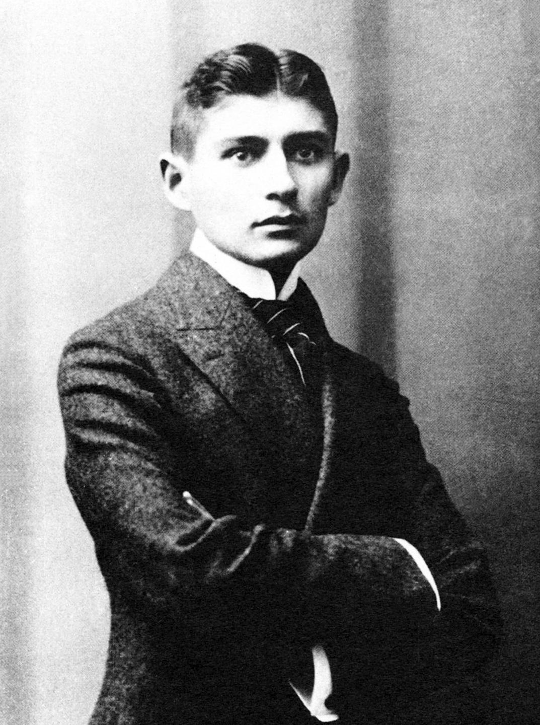 Der Schriftsteller Franz Kafka im Porträt.