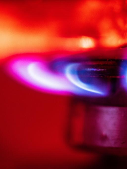 Eine Gasflamme brennt auf einem Küchenherd. Momentan diskutieren Experten und Politik, wie die geplante Gasumlage für einkommensschwächere Familien aufgefangen werden kann. 