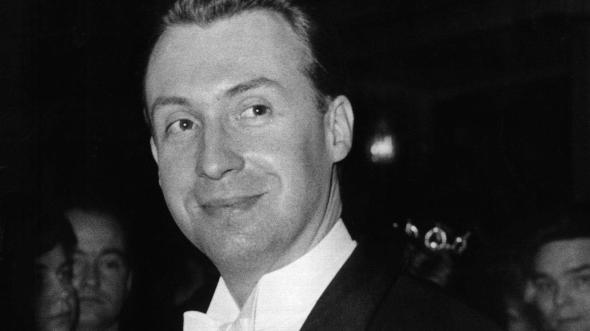 Der österreichische Schlagersänger und Schauspieler Peter Alexander am 1. März 1962.