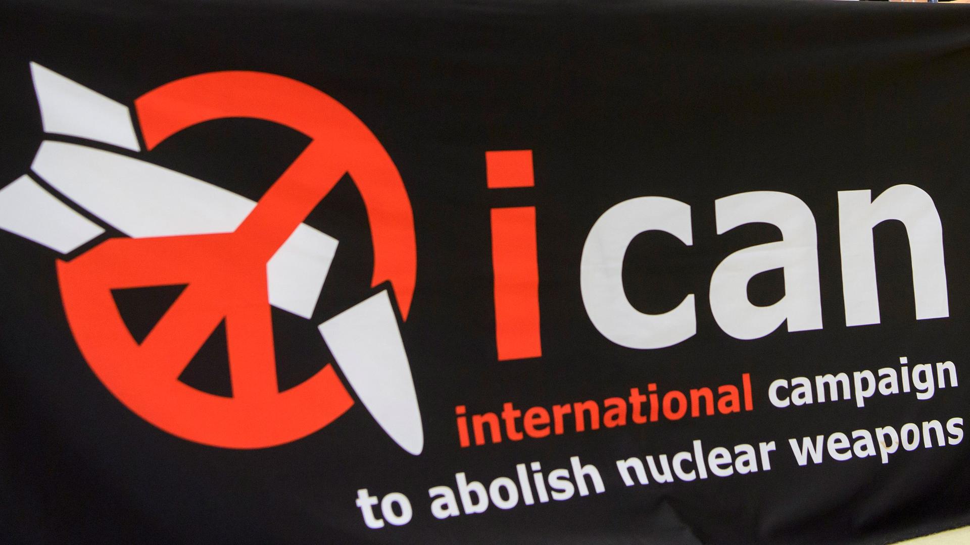 Das Logo der Kampagne zur Abschaffung von Atomwaffen (ICAN) Das Logo der Kampagne zur Abschaffung von Atomwaffen (ICAN)