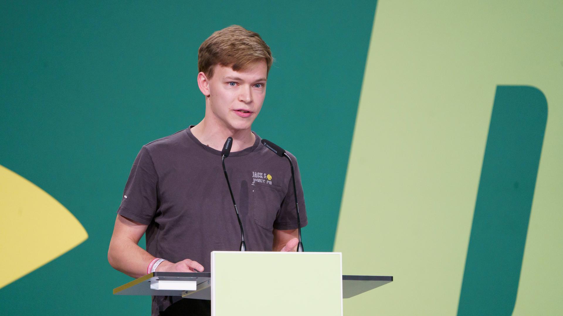 Timon Dzienus, Bundessprecher der Grünen Jugend
