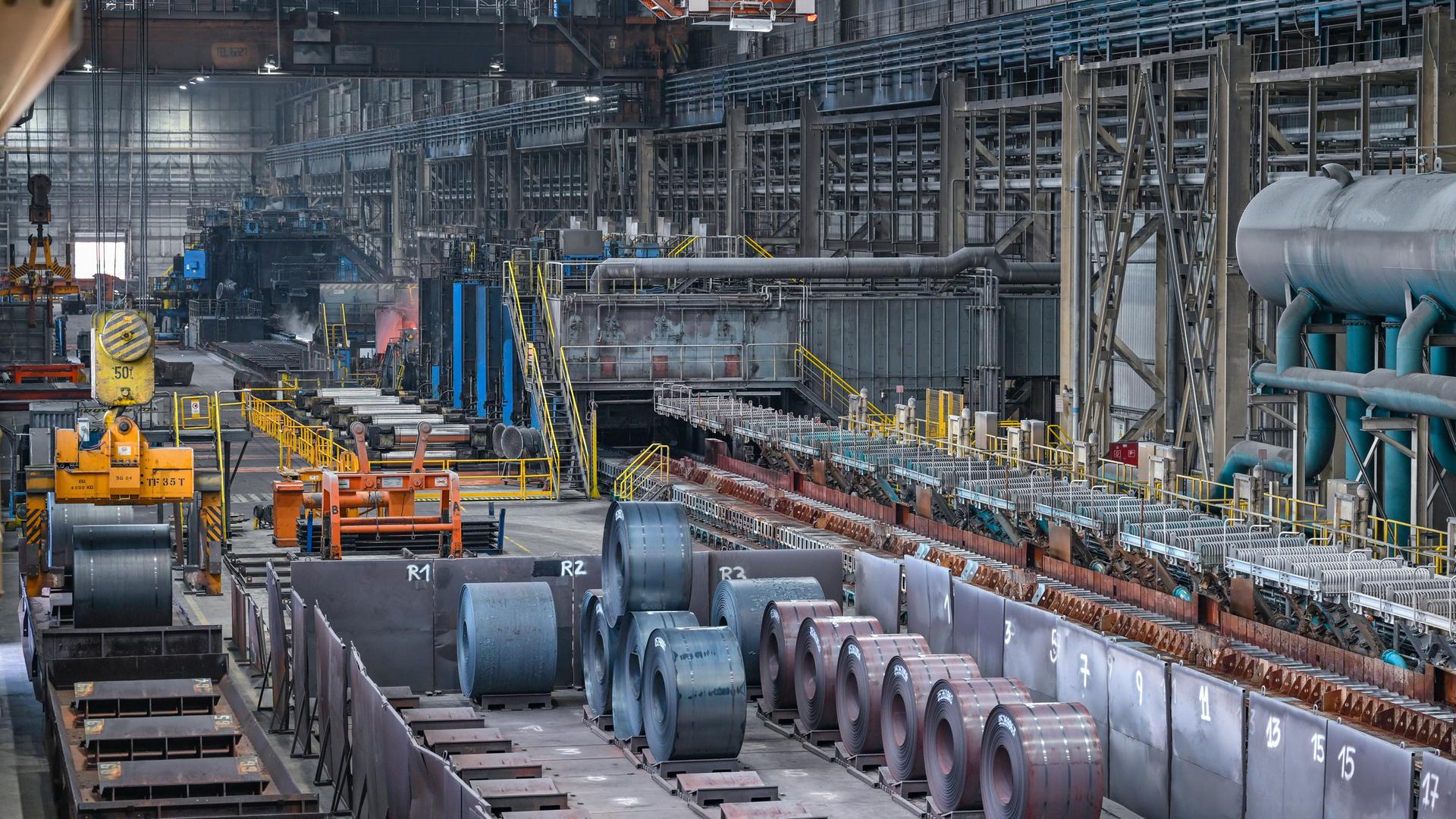 Das Warmwalzwerk der ArcelorMittal 