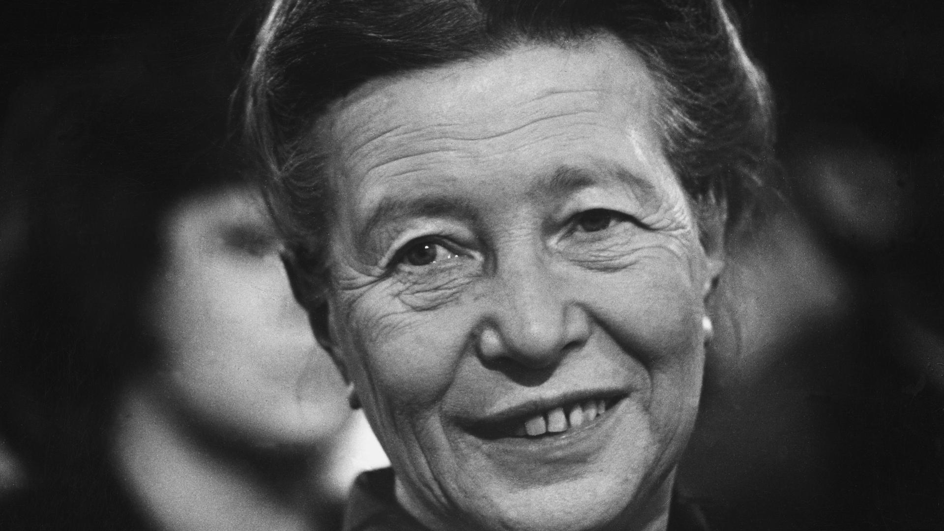 Simone de Beauvoir, Aufnahme von 1971