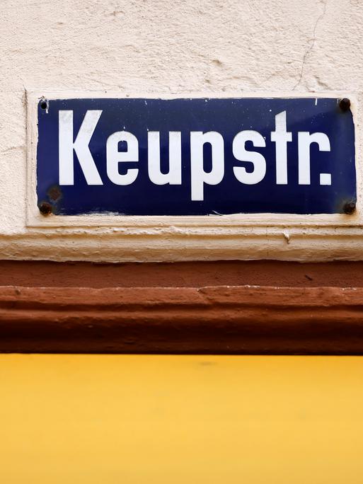 Straßenschild "Keupstraße" in Köln 