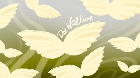 Eine Illustration lässt einen Schwarm zart gelbe Schmetterlinge fliegen.