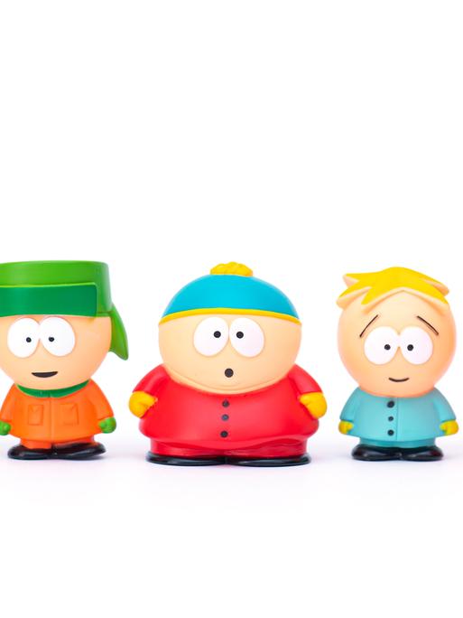 South-Park-Charaktere: Kenny, Eric, Stan, Kyle, Butters 