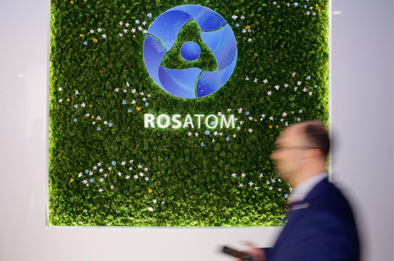 Logo des russischen Energiekonzerns Rosatom