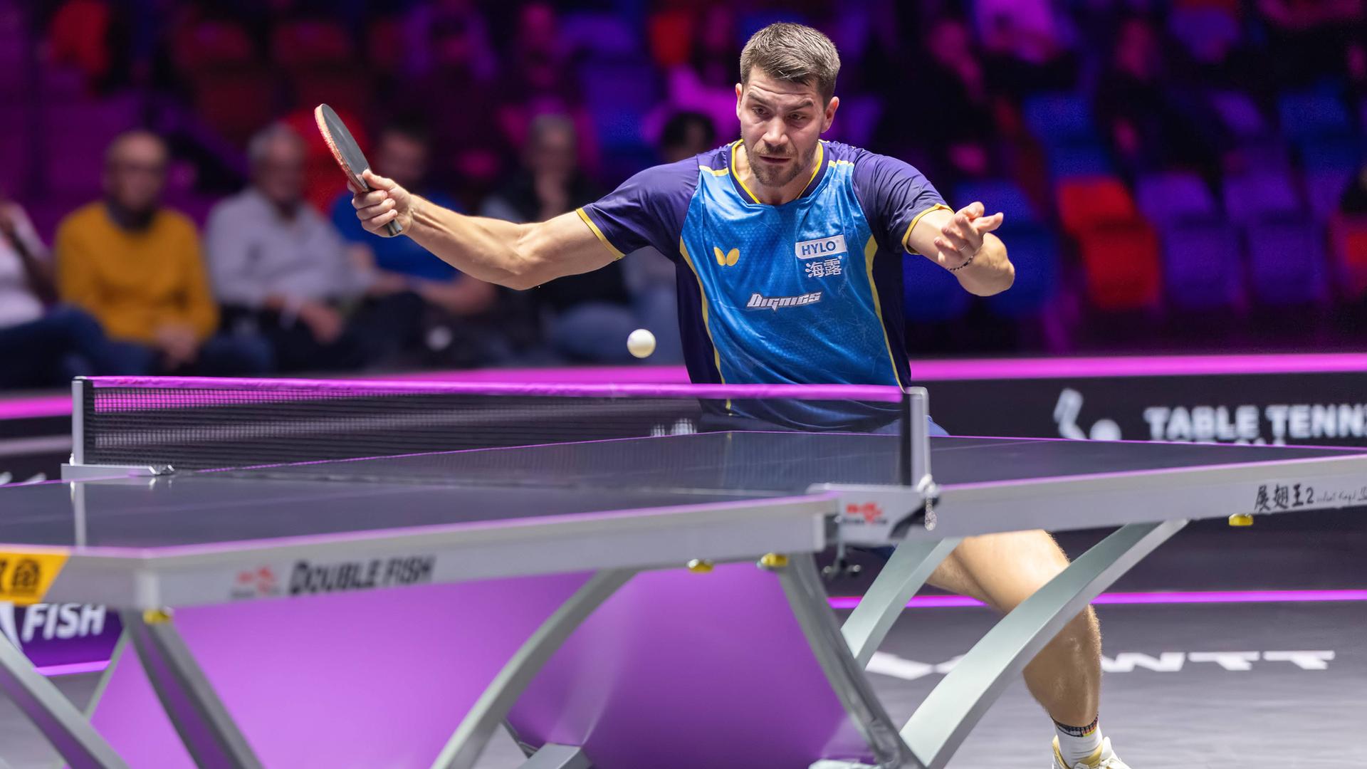 Patrick Franziska spielt in der Tischtennis-Bundesliga für den 1. FC Saarbrücken. Patrick Franziska spielt in der Tischtennis-Bundesliga für den 1. FC Saarbrücken.