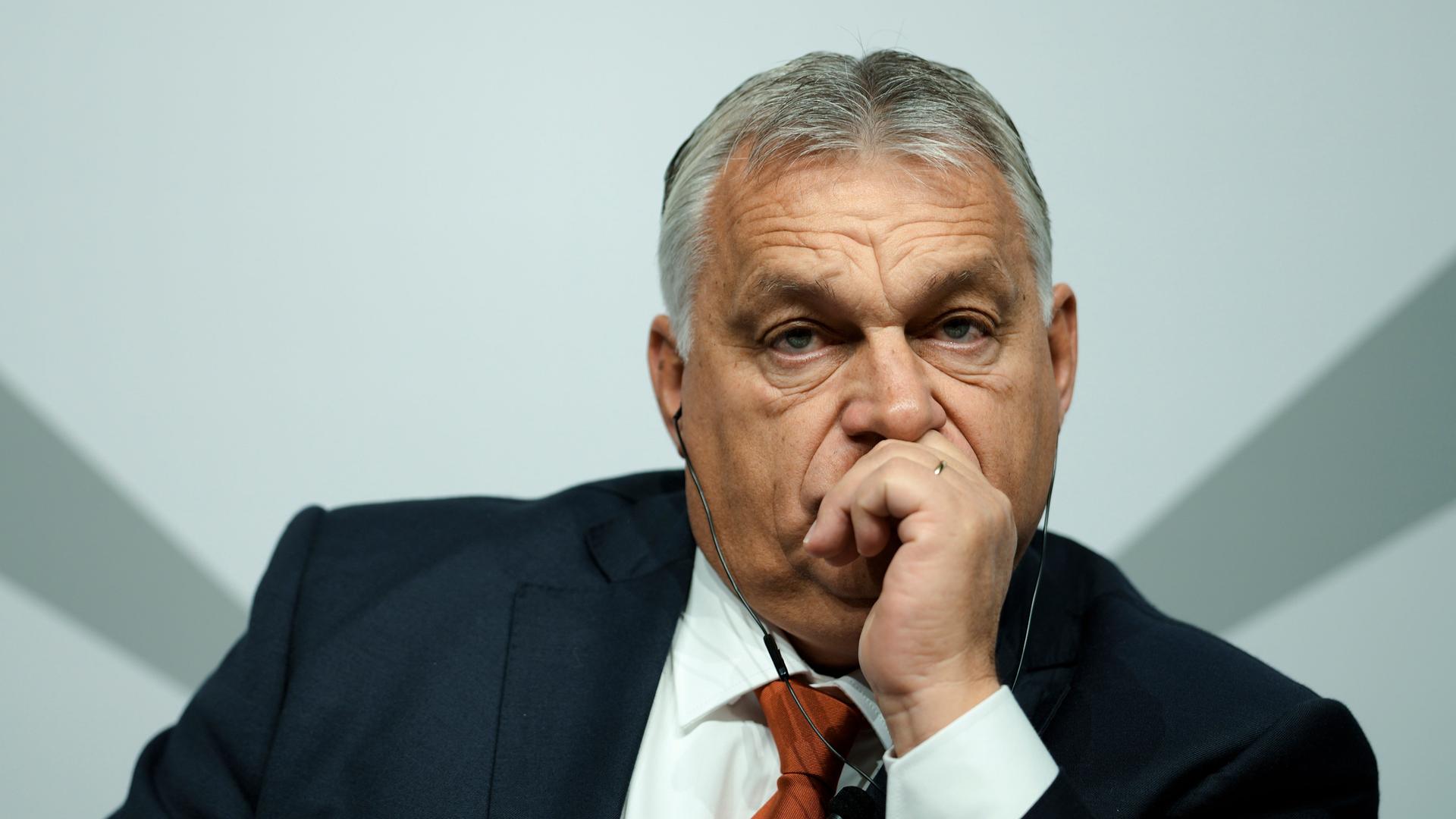 Der ungarische Premierminister Viktor Orban Der ungarische Premierminister Viktor Orban