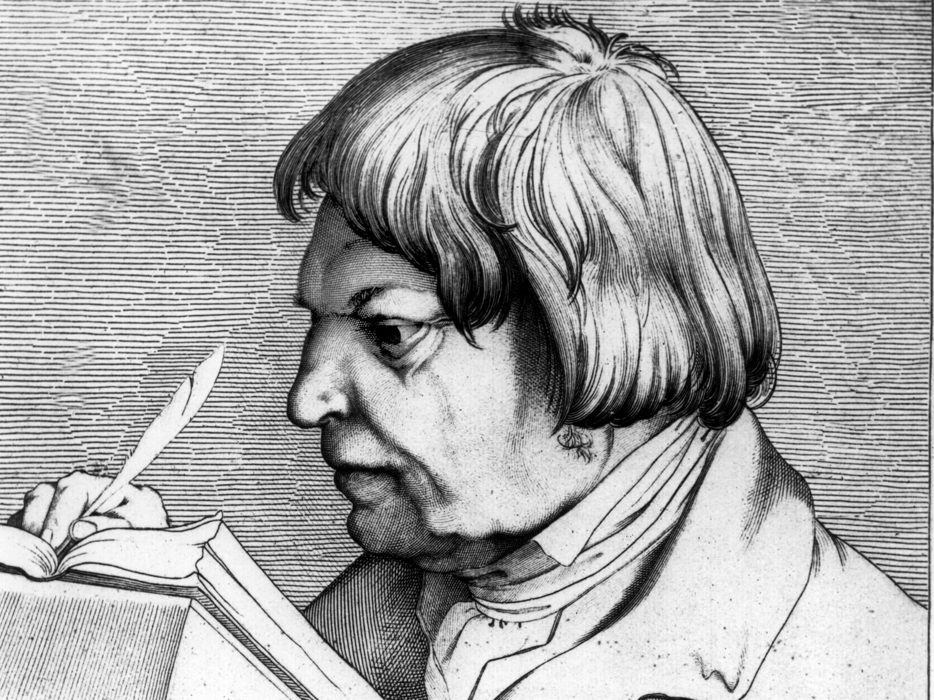 Der Publizist, Politiker und Gelehrter der Zeit der Befreiungskriege, Joseph Görres, in einer zeitgenössischen Darstellung