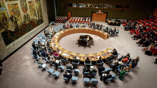 Blick in den Saal des UN Sicherheitsrats am 22. September 2025.