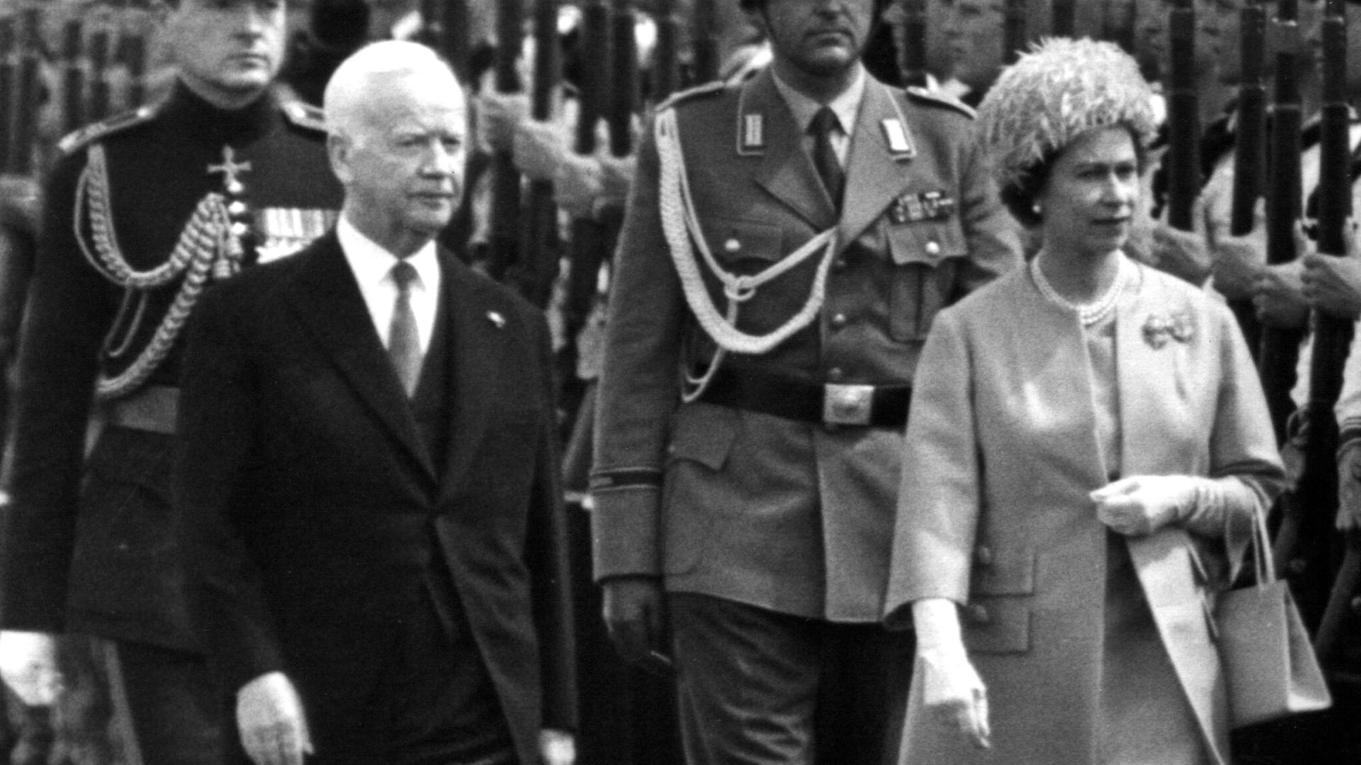Bundespräsident Heinrich Lübke empfängt Elizabeth II. in Berlin, 18.05.1965