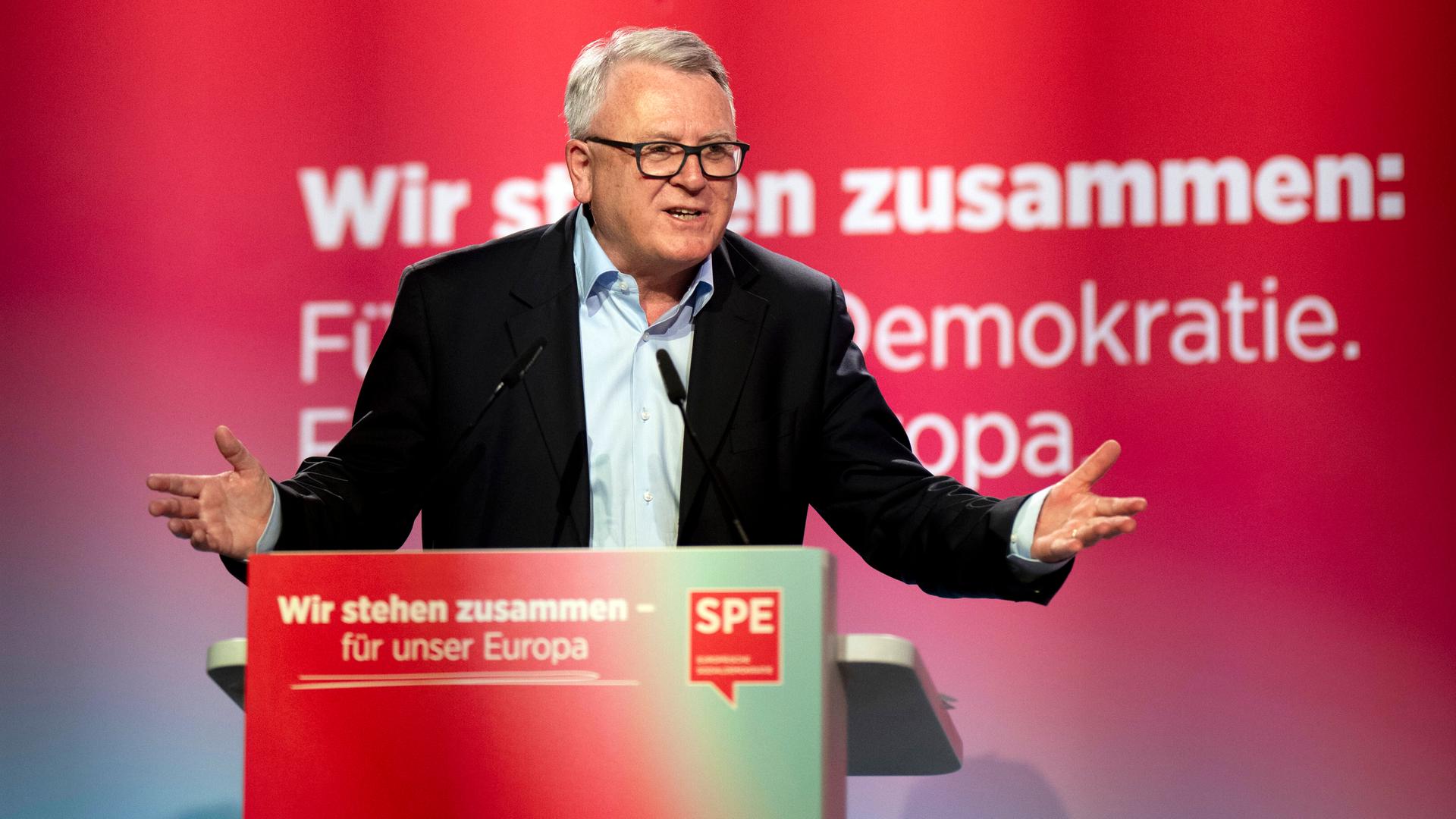 Der Spitzenkandidat der Sozialdemokratischen Partei Europas, Nicolas Schmit