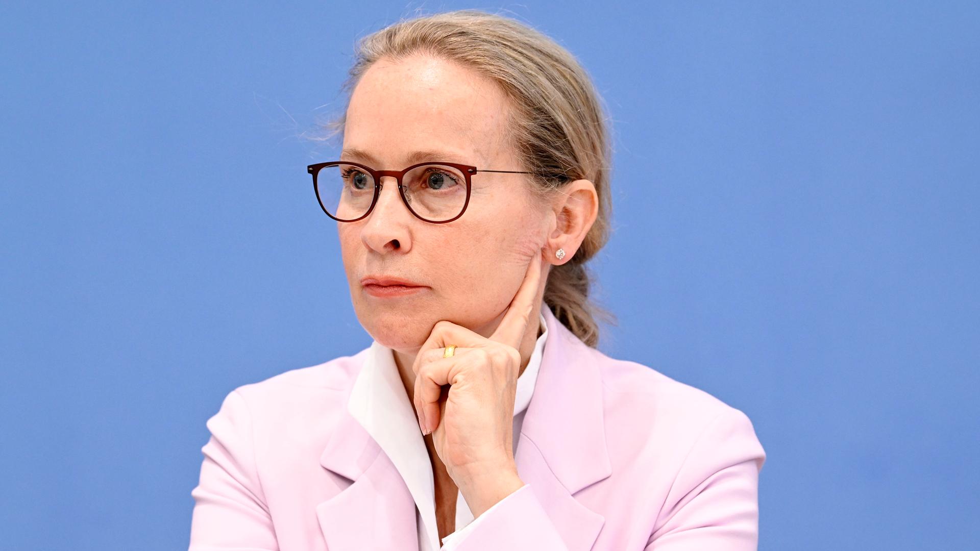 Juristin Frauke Brosius-Gersdorf in der Bundespressekonferenz.
