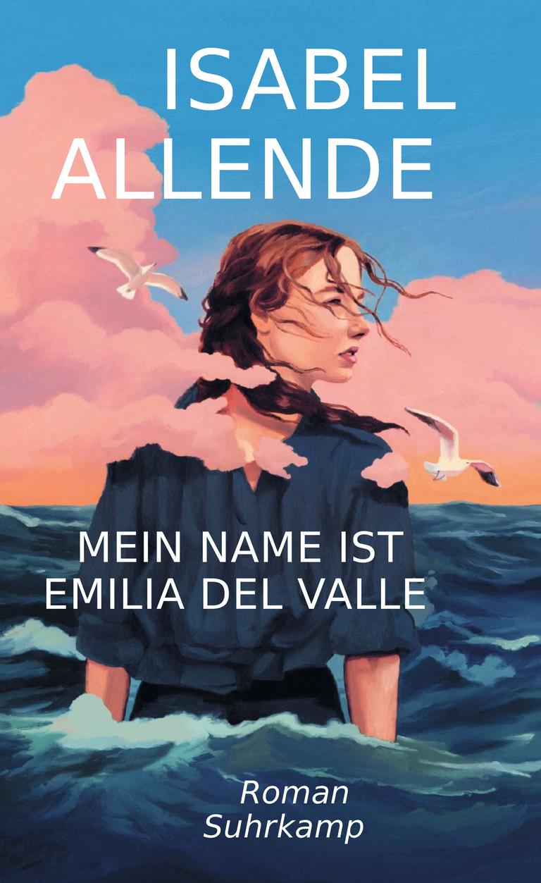 Das Cover des Buches zeigt die Illustration einer Frau, die im Meer steht. 