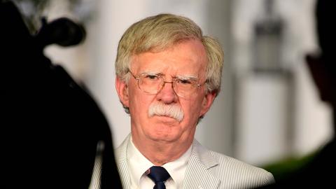 Der damalige nationale Sicherheitsberater John R. Bolton bei einem Interview im Weißen Haus in Washington im Juli 2019.