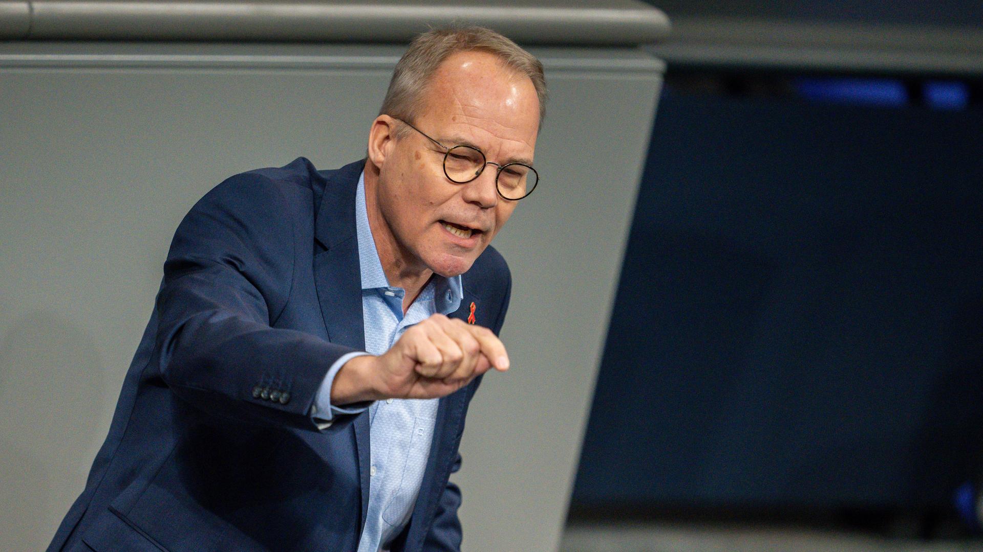 Matthias Miersch (SPD) im Plenarsaal im Deutschen Bundestag
