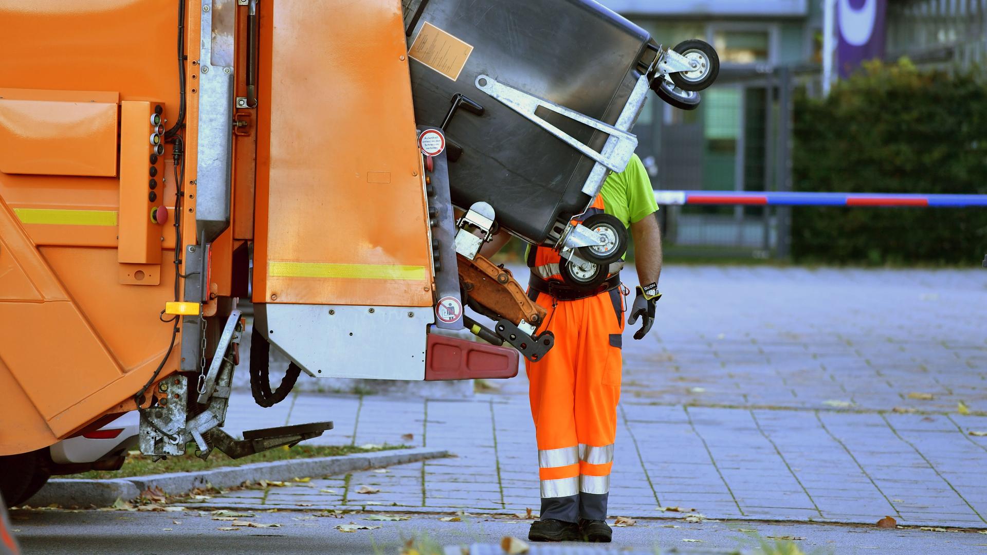 Müllabfuhr in München, 4.11.2019