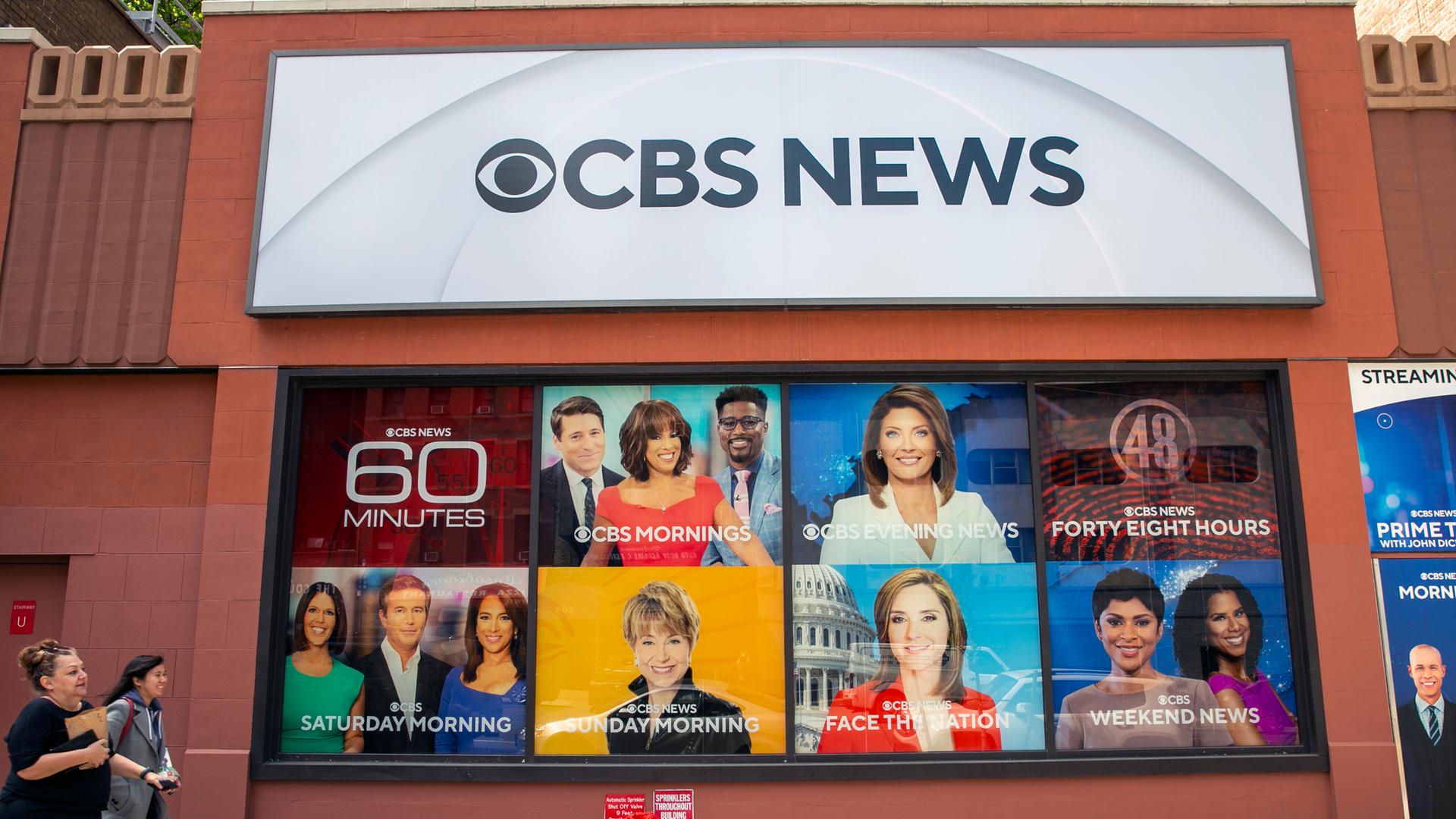 CBS-Sendestudio New York - Sendung "60 Minutes"