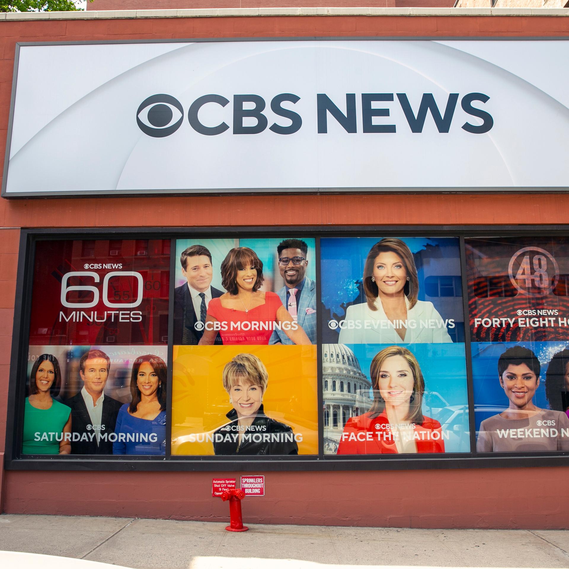 CBS-Sendestudio New York - Sendung "60 Minutes"