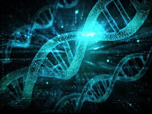 Visualisierung einer Doppelhelix