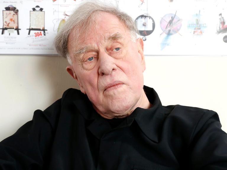 Claus Peymann im Jahr 2017 vor seinem Abschied als Intendant des Theaters "Berliner Ensemble". 