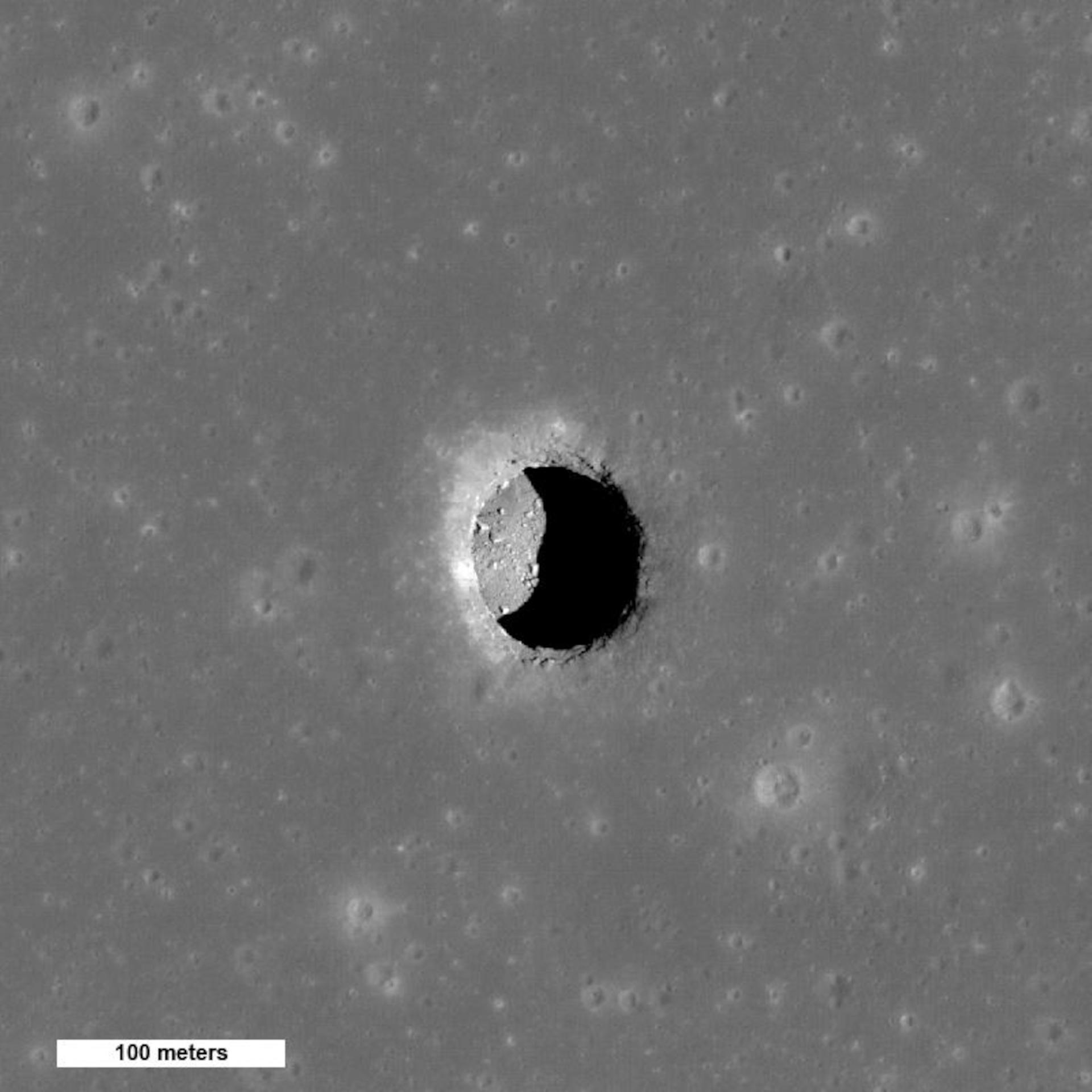 Entdeckung per Radar - Menschenfreundliches Höhlensystem auf dem Mond